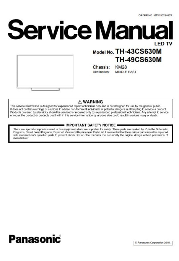 KM28_TH-43CS630M, TH-49CS630M